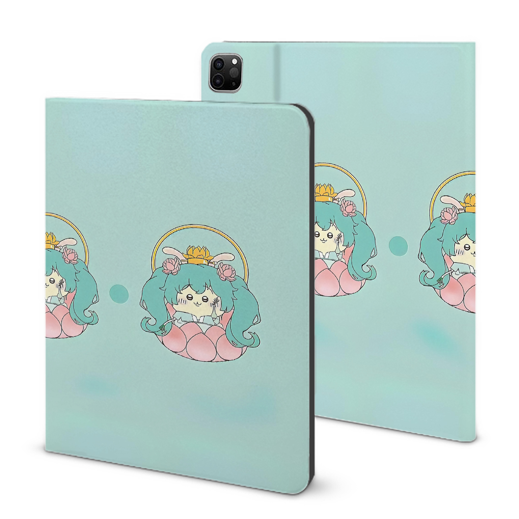 （画像用） ちいかわ Chii-kawa IPad ケース ブック型 PUレザー TPU 耐衝撃 軽量 薄型 ペン収納なし 全面保護 IPad 各モデル対応